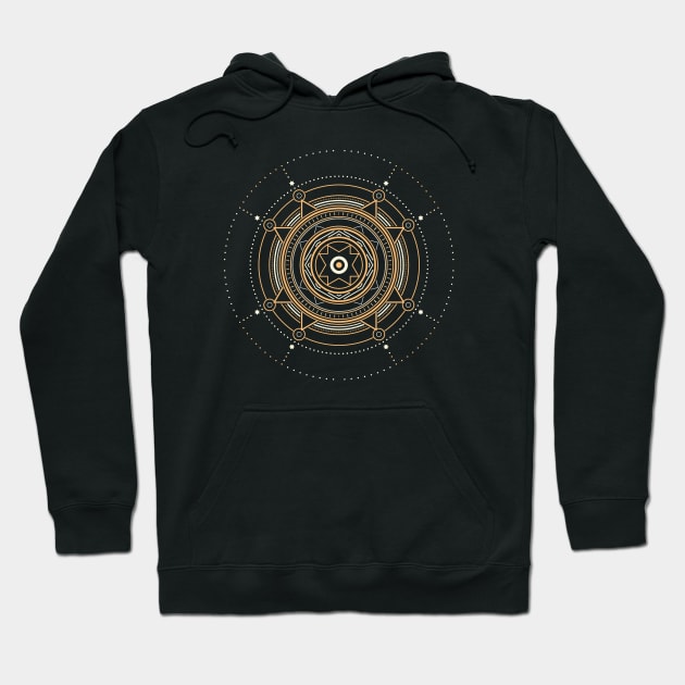 Sacred geometry Hoodie by Vilmos Varga